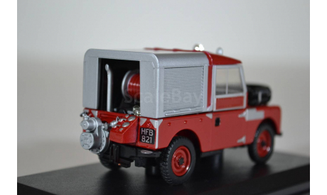 Land Rover 88 Fire Appliance 1955 (пожарный фургон), масштабная модель, Oxford, 1:43, 1/43