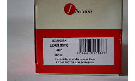 Lexus GS430 2006(JC09BK), масштабная модель, J-Collection, 1:43, 1/43