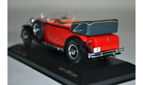 Maybach DS8 Zeppelin 1930 (Red), масштабная модель, WhiteBox, scale43