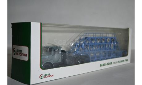 Маз 200В с п.пр НАМИ 790 (101081), масштабная модель, Автоистория (АИСТ), 1:43, 1/43