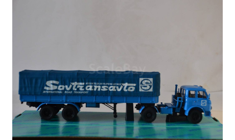 маз 504В с п.пр 5205А совтрансавто голубой, масштабная модель, НАП-АРТ, scale43