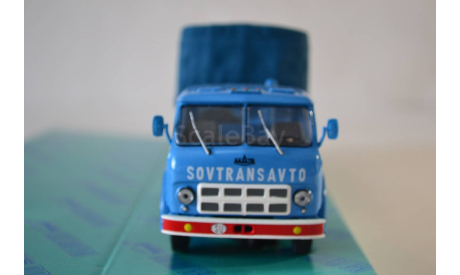 маз 504В с п.пр 5205А совтрансавто голубой, масштабная модель, НАП-АРТ, scale43