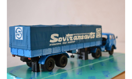 маз 504В с п.пр 5205А совтрансавто голубой, масштабная модель, НАП-АРТ, scale43