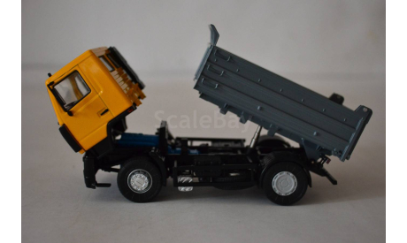 МАЗ 5550 жёлт.сер, масштабная модель, Автоистория (АИСТ), scale43