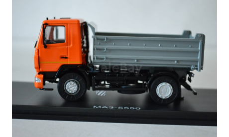 МАЗ 5550 оранж.сер, масштабная модель, 1:43, 1/43, Start Scale Models (SSM)