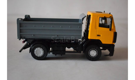 МАЗ 5550 жёлт.сер, масштабная модель, Автоистория (АИСТ), scale43