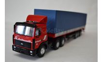 маз 6422 с полуприцепом маз 9758 красн. син, масштабная модель, Start Scale Models (SSM), 1:43, 1/43