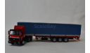 маз 6422 с полуприцепом маз 9758 красн. син, масштабная модель, Start Scale Models (SSM), 1:43, 1/43