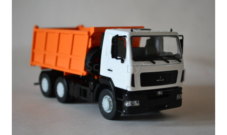 МАЗ 6501 бел.оранж, масштабная модель, Автоистория (АИСТ), scale43