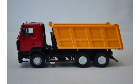 МАЗ 6501 кр.оранж, масштабная модель, Автоистория (АИСТ), 1:43, 1/43