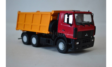 МАЗ 6501 кр.оранж, масштабная модель, Автоистория (АИСТ), 1:43, 1/43