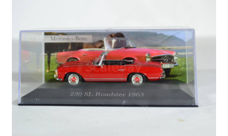 Mercedes Benz 230 SL Roadster 1963, масштабная модель, IXO/Altaya, 1:43, 1/43