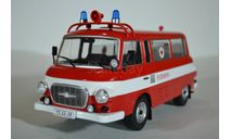BARKAS B1000 Bus Fire Brigade Ambulance 1965 Скорая помощь пожарной бригады, масштабная модель, IST Models, scale18