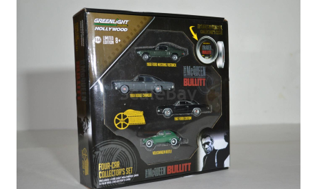 McQueen Bullitt  (59030-A), масштабная модель, Greenlight Collectibles, scale64