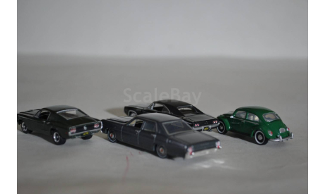 McQueen Bullitt  (59030-A), масштабная модель, Greenlight Collectibles, scale64