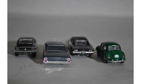 McQueen Bullitt  (59030-A), масштабная модель, Greenlight Collectibles, scale64