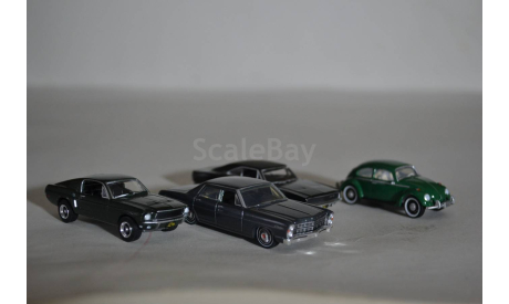 McQueen Bullitt  (59030-A), масштабная модель, Greenlight Collectibles, scale64