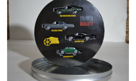 McQueen Bullitt  (59030-A), масштабная модель, Greenlight Collectibles, scale64