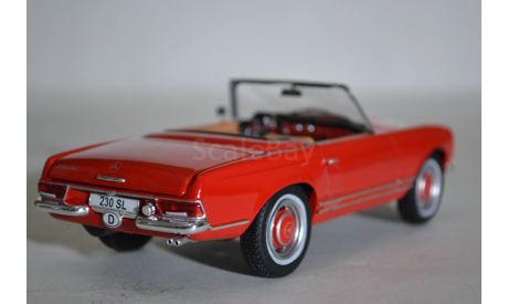 Mercedes 230SL (187403), масштабная модель, WhiteBox, scale24, Mercedes-Benz