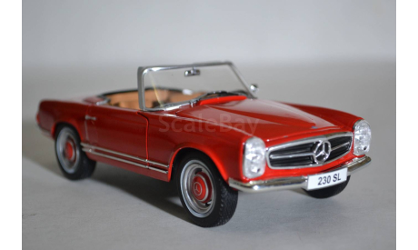 Mercedes 230SL (187403), масштабная модель, WhiteBox, scale24, Mercedes-Benz