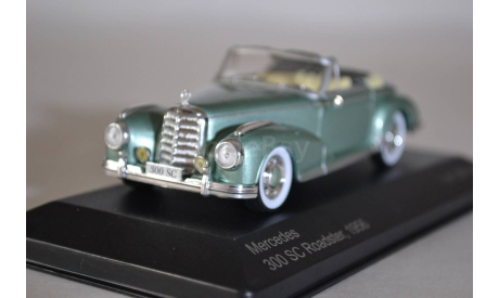 Mercedes 300SC Roadster 1956, масштабная модель, WhiteBox, scale43, Mercedes-Benz