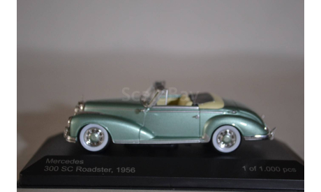 Mercedes 300SC Roadster 1956, масштабная модель, WhiteBox, scale43, Mercedes-Benz