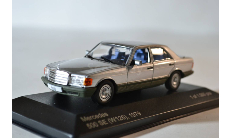 Mercedes 500 SE W126 1979, масштабная модель, scale43, WhiteBox, Mercedes-Benz