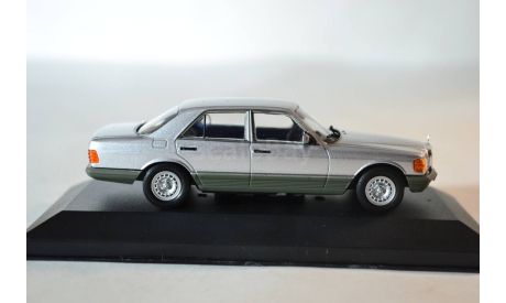 Mercedes 500 SE W126 1979, масштабная модель, scale43, WhiteBox, Mercedes-Benz