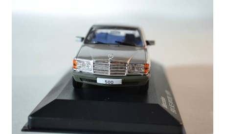 Mercedes 500 SE W126 1979, масштабная модель, scale43, WhiteBox, Mercedes-Benz