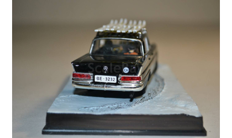 Mercedes Benz 220S (007 One her majesty_s secret service  ), сборная модель автомобиля, Ge Fabbri, scale43, Mercedes-Benz