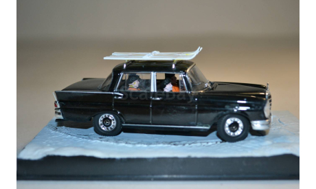 Mercedes Benz 220S (007 One her majesty_s secret service  ), сборная модель автомобиля, Ge Fabbri, scale43, Mercedes-Benz