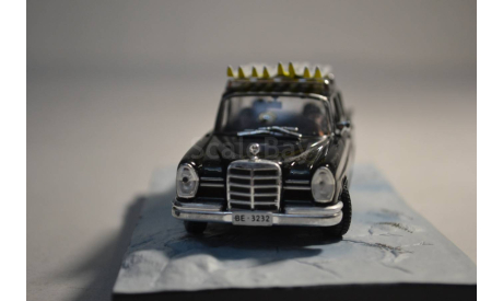 Mercedes Benz 220S (007 One her majesty_s secret service  ), сборная модель автомобиля, Ge Fabbri, scale43, Mercedes-Benz