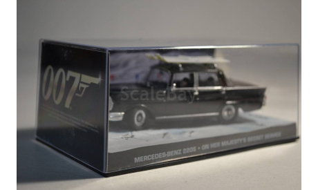 Mercedes Benz 220S (007 One her majesty_s secret service  ), сборная модель автомобиля, Ge Fabbri, scale43, Mercedes-Benz