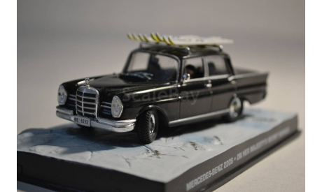Mercedes Benz 220S (007 One her majesty_s secret service  ), сборная модель автомобиля, Ge Fabbri, scale43, Mercedes-Benz