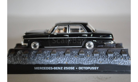 Mercedes Benz 250SE (Octopussy), сборная модель автомобиля, Ge Fabbri, scale43, Checker