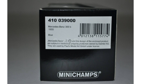 Mercedes Benz 300b 1955 (039000), масштабная модель, Mercedes-Benz, Minichamps, 1:43, 1/43
