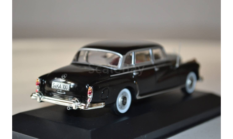 Mercedes Benz 300D 1957 (black), масштабная модель, 1:43, 1/43, WhiteBox, Mercedes-Benz