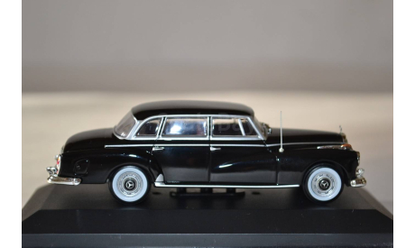 Mercedes Benz 300D 1957 (black), масштабная модель, 1:43, 1/43, WhiteBox, Mercedes-Benz