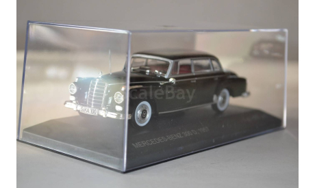 Mercedes Benz 300D 1957 (black), масштабная модель, 1:43, 1/43, WhiteBox, Mercedes-Benz