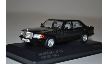 Mercedes Benz 500 SE 1979 (Bl.), масштабная модель, WhiteBox, scale43, Mercedes-Benz