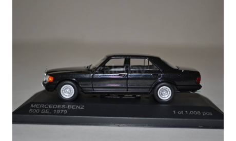 Mercedes Benz 500 SE 1979 (Bl.), масштабная модель, WhiteBox, scale43, Mercedes-Benz
