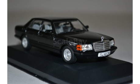 Mercedes Benz 500 SE 1979 (Bl.), масштабная модель, WhiteBox, scale43, Mercedes-Benz