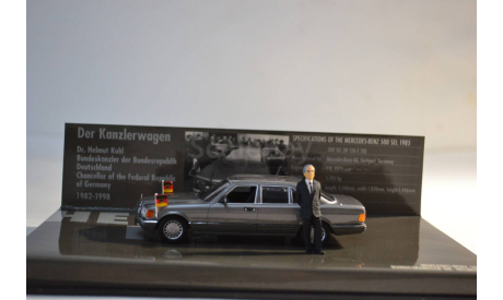 Mercedes Benz 500 SEL  1995 HELMUT KOHL, масштабная модель, Mercedes-Benz, Minichamps, 1:43, 1/43