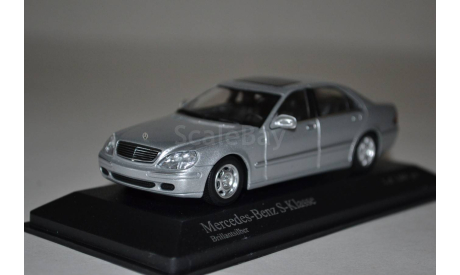 Mercedes Benz S- Class  1998 (036201), масштабная модель, Mercedes-Benz, Minichamps, 1:43, 1/43