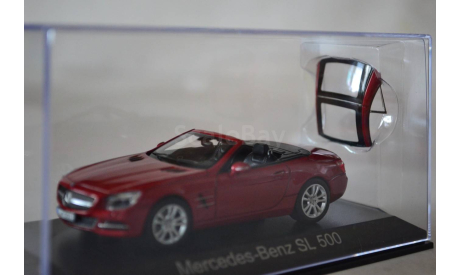 Mercedes Benz SL500 2012 Red, масштабная модель, Norev, scale43, Mercedes-Benz