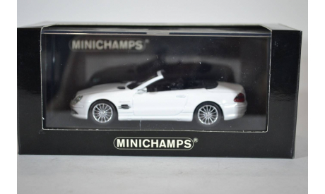 Mercedes-Benz SL55 AMG R230 WHITE, масштабная модель, Minichamps, 1:43, 1/43
