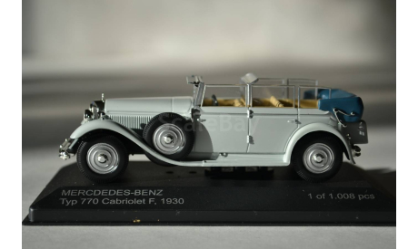 Mercedes Benz Typ 770  Cabriolet F 1930 (Bl.), масштабная модель, scale43, WhiteBox, Mercedes-Benz