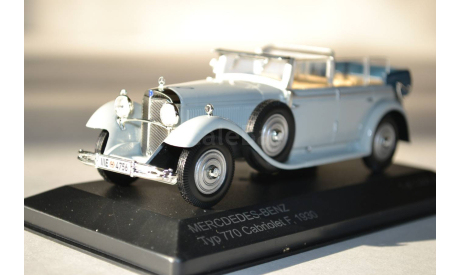 Mercedes Benz Typ 770  Cabriolet F 1930 (Bl.), масштабная модель, scale43, WhiteBox, Mercedes-Benz