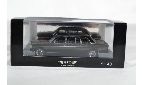 Mercedes-Benz V123 Lang Limousine 1978 Black, масштабная модель, Neo Scale Models, 1:43, 1/43