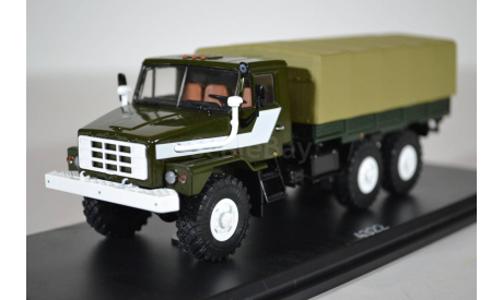 Миасский грузовик 43223 бортовой с тентом, масштабная модель, УРАЛ, Start Scale Models (SSM), 1:43, 1/43